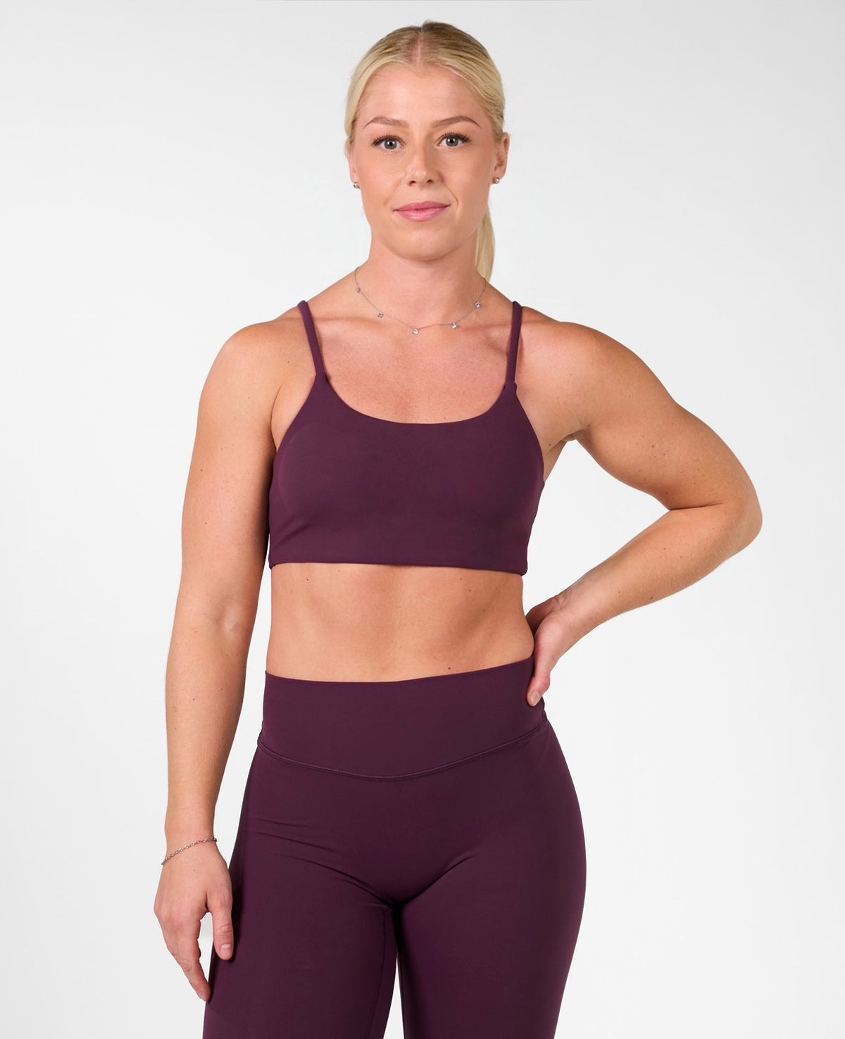 Kelly Sport Bra Plum