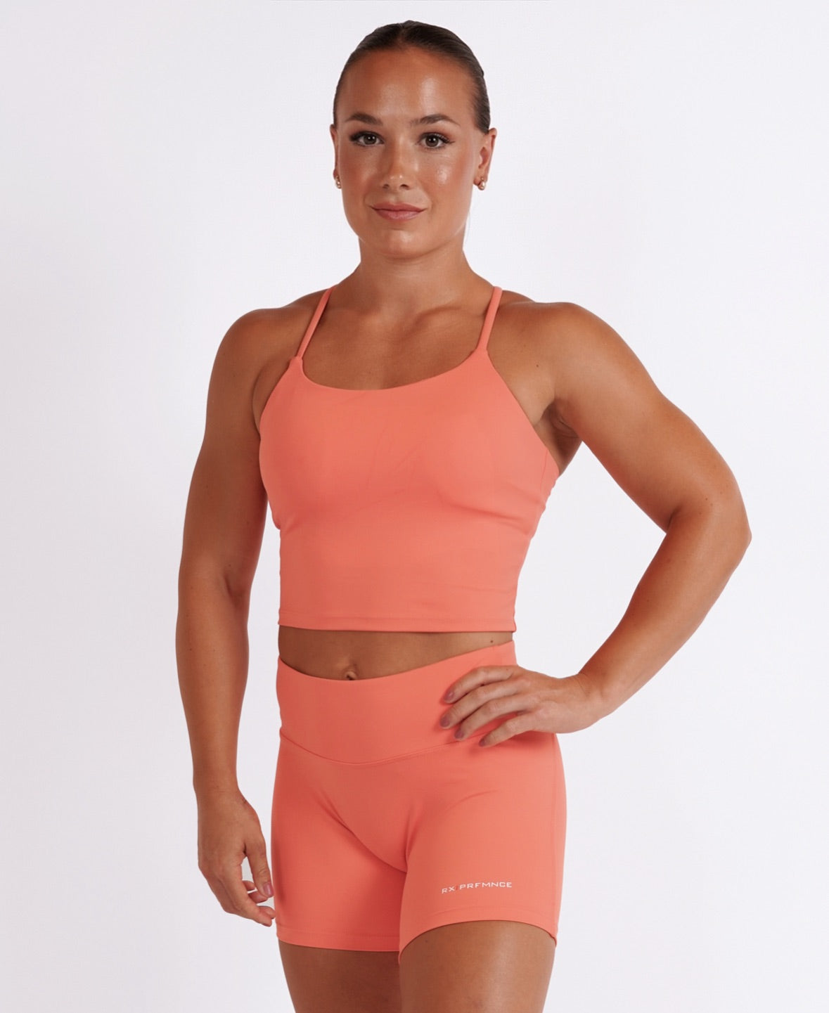 Nancy Tank Top Sunset Coral-1