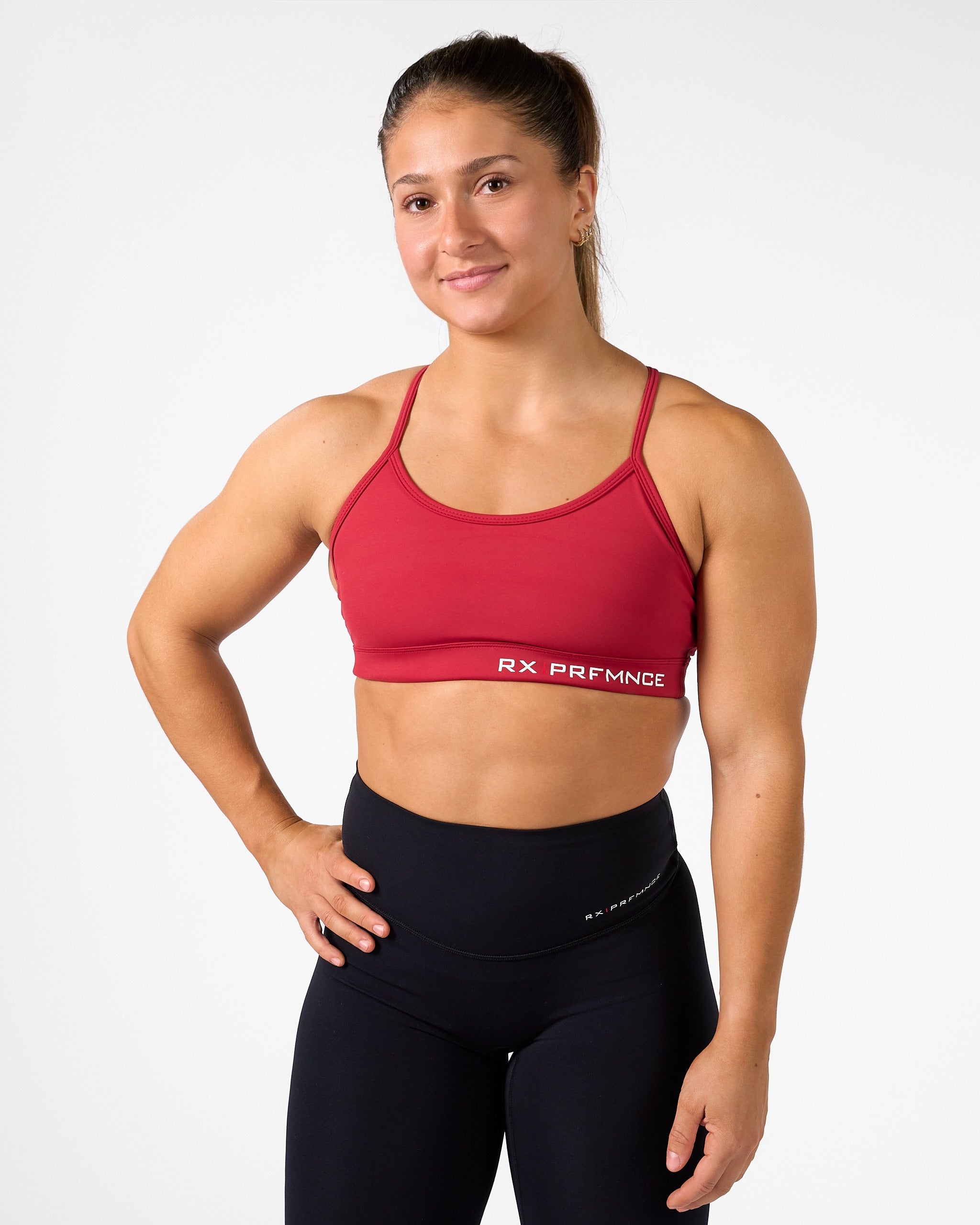 Barbara Sport Bra Red Velvet