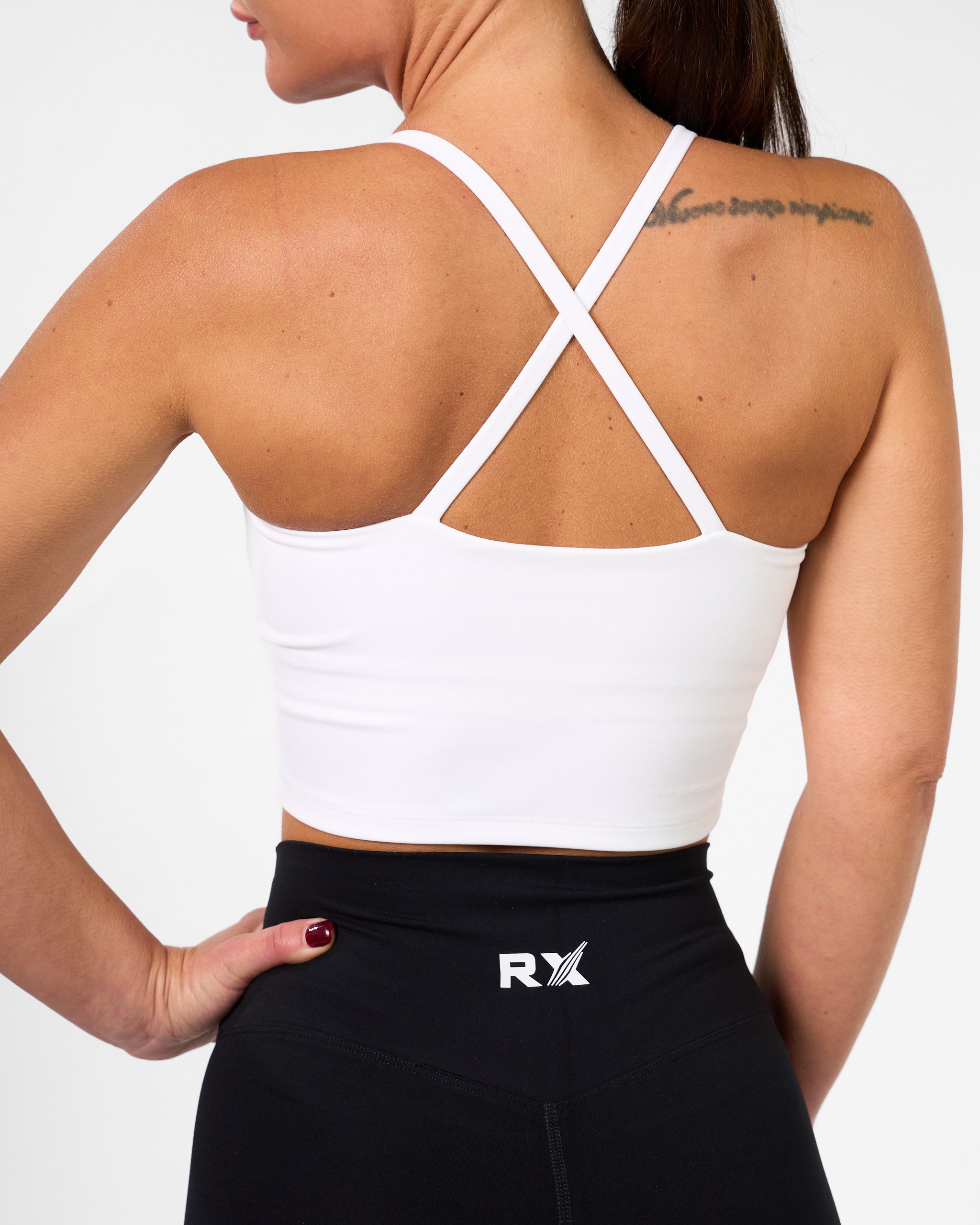 Isabel Crop Top White-3