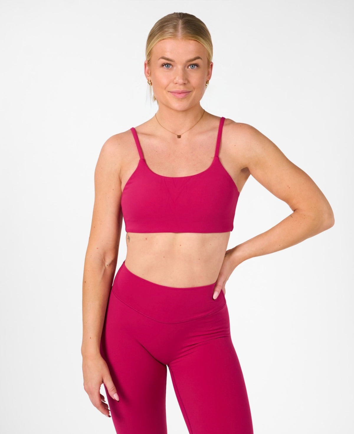 Kelly Sport Bra Deep Peony