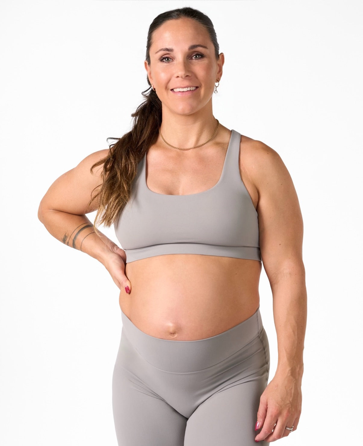 Helen Sports Bra True Gray