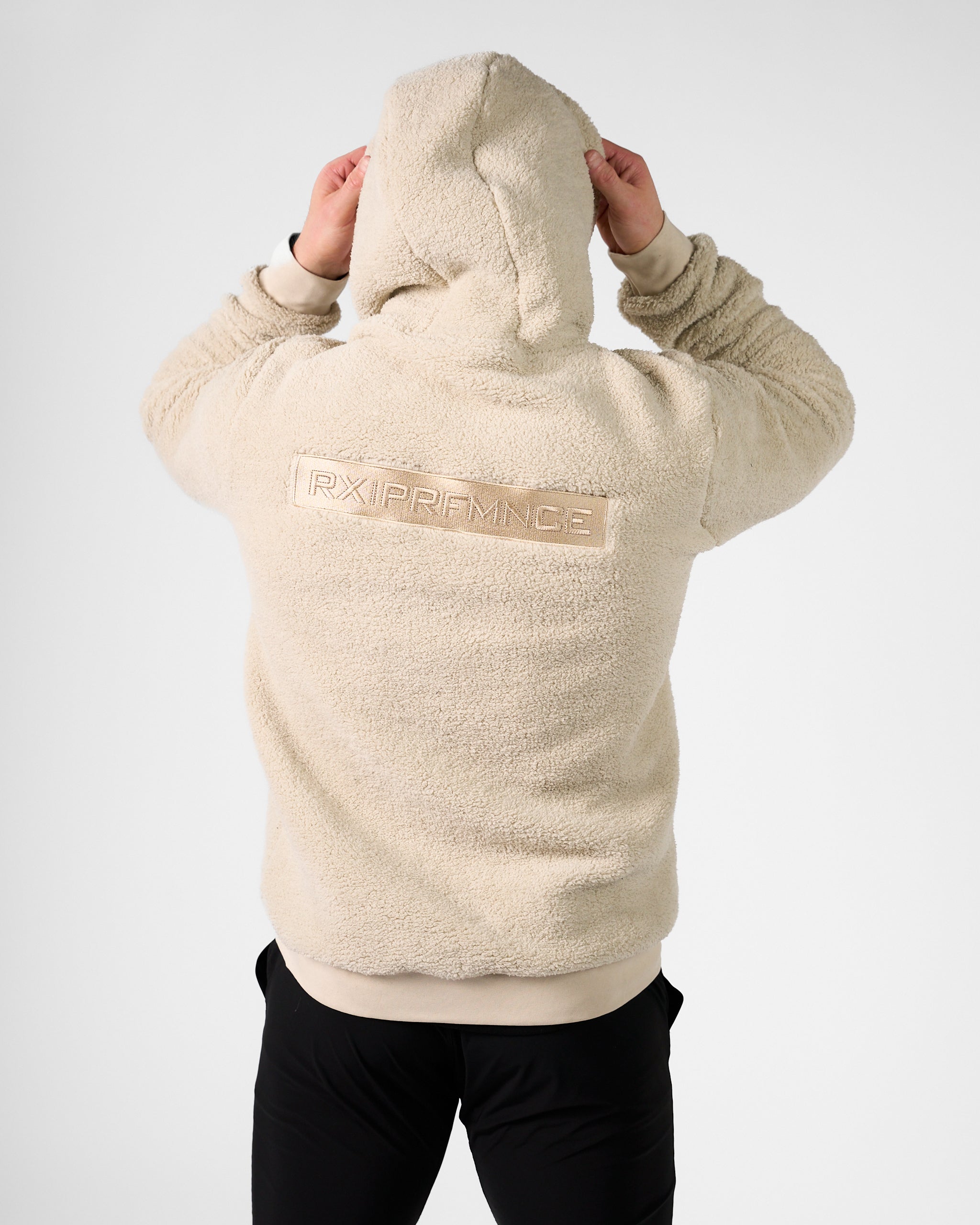 Teddy Hoodie Off White-4