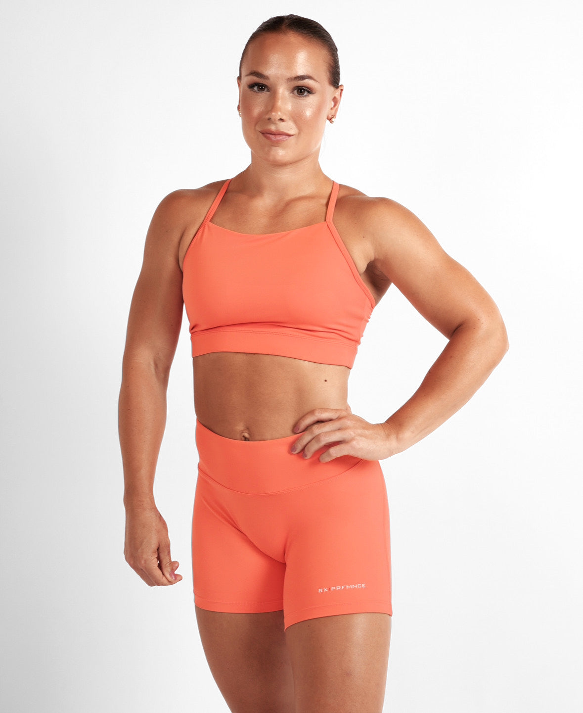 Nancy Sport Bra Sunset Coral-1