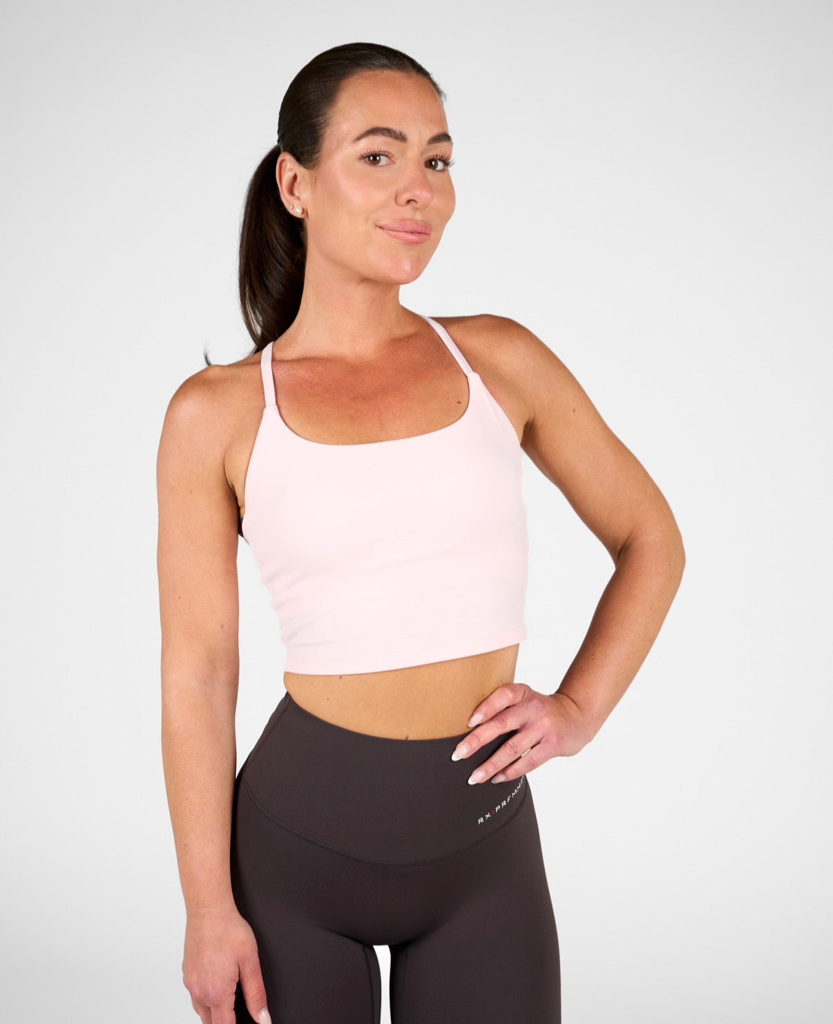 Isabel Crop Top Soft Pink