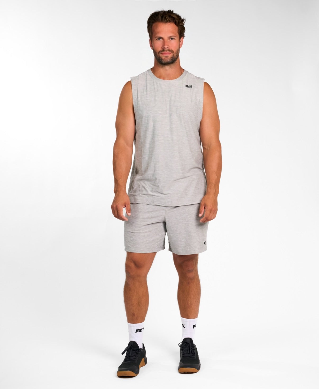 Core Shorts Heather Grey-1