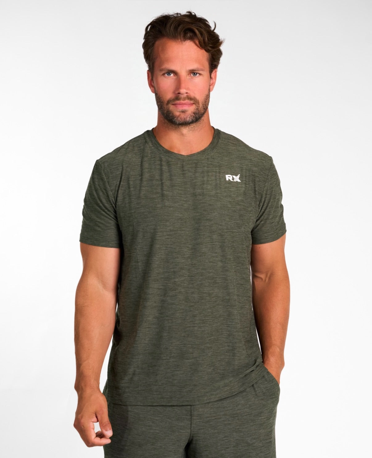 Core T-shirt Olive Night-1