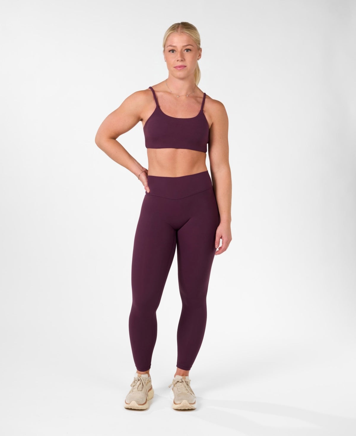 Kelly Sport Bra Plum-5
