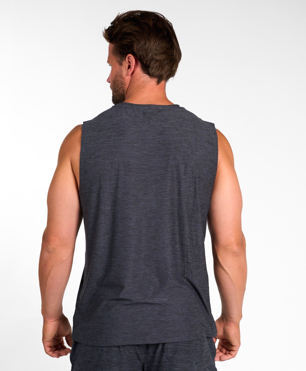 Core Tank Top Charcoal-3