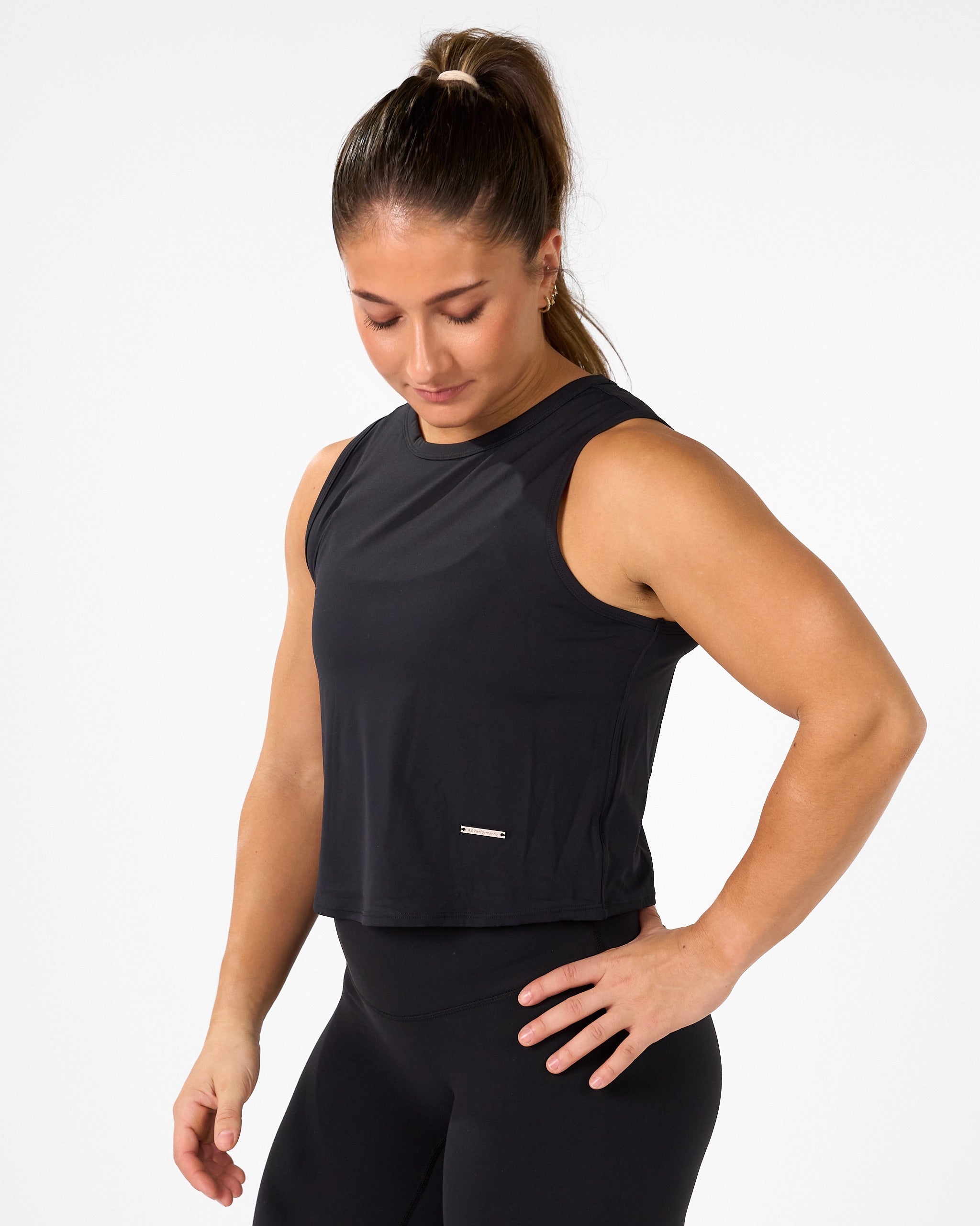 Helen - Løs Tank Top Sort