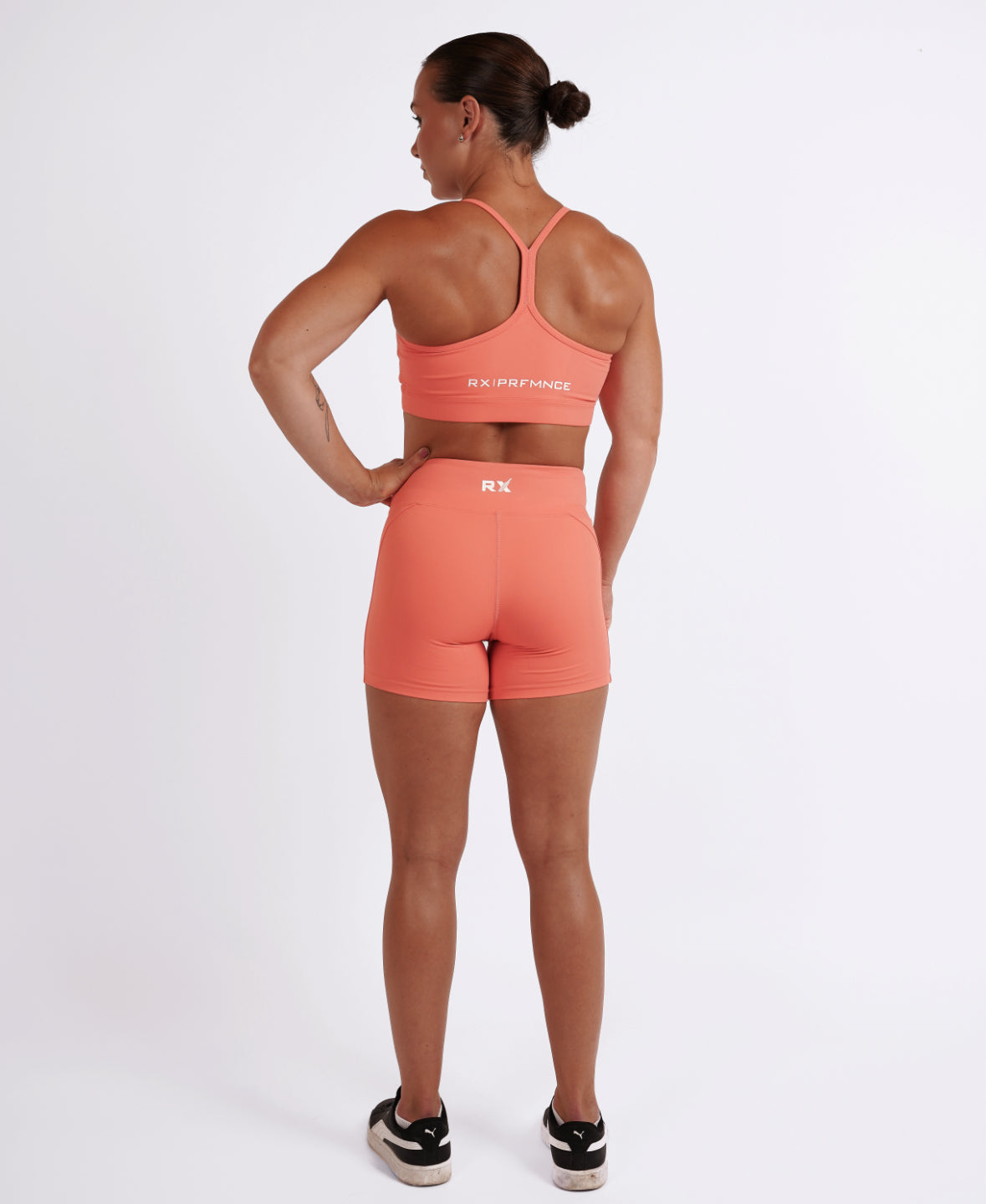 Performance Shorts Sunset Coral-3