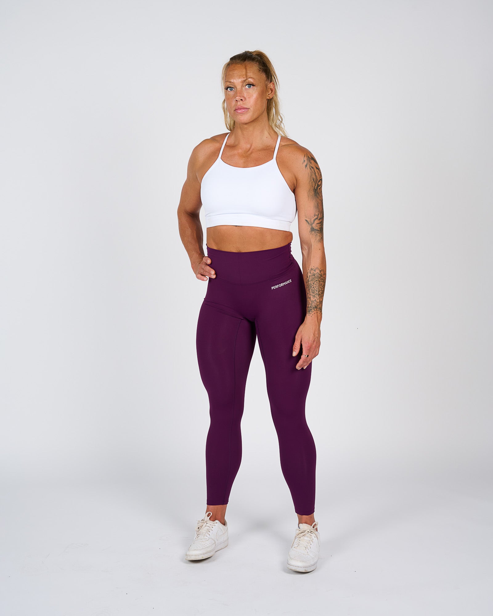 Isabel Tights Deep Plum-5