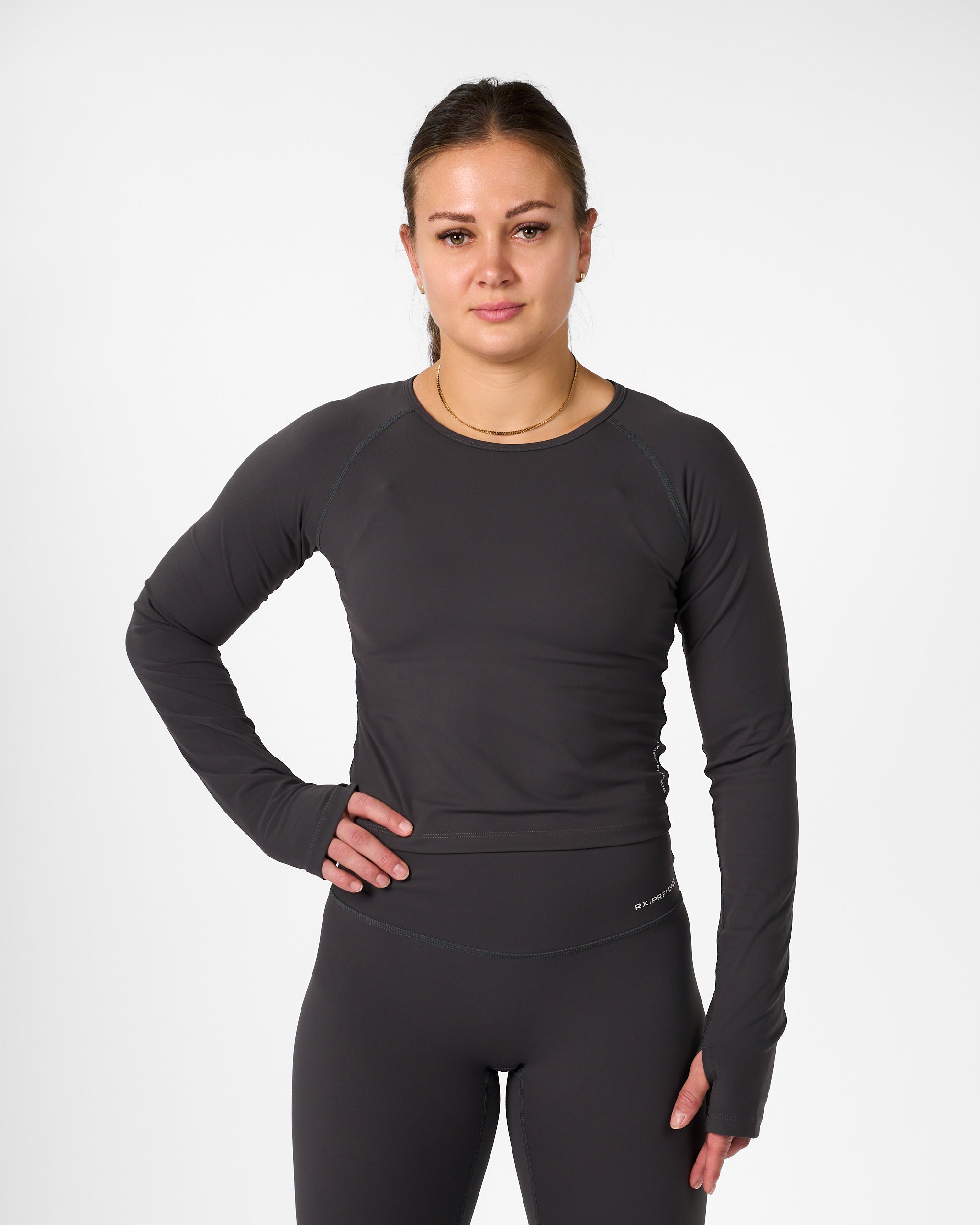 Top Diane Manga Larga Blanco