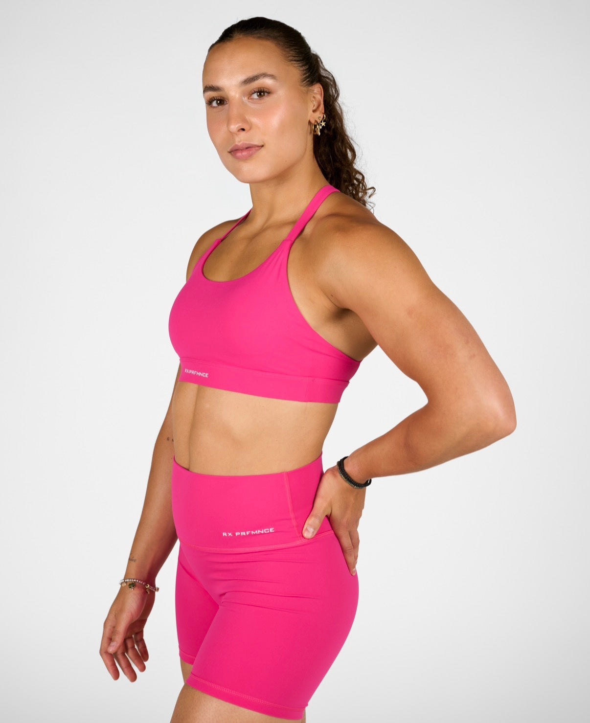 Isabel Sport Bra Pink Velvet