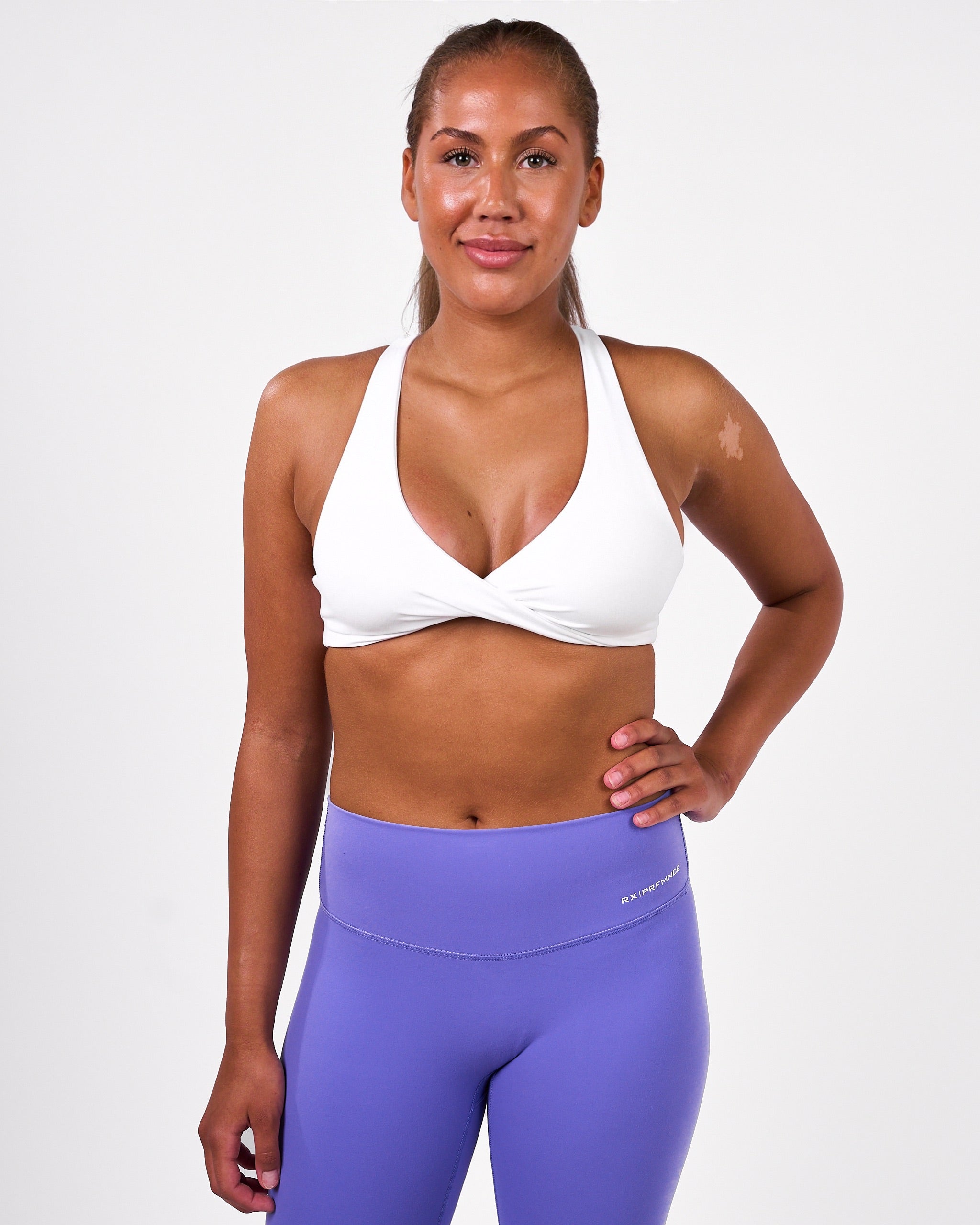 Aura Sport Bra Crispy White