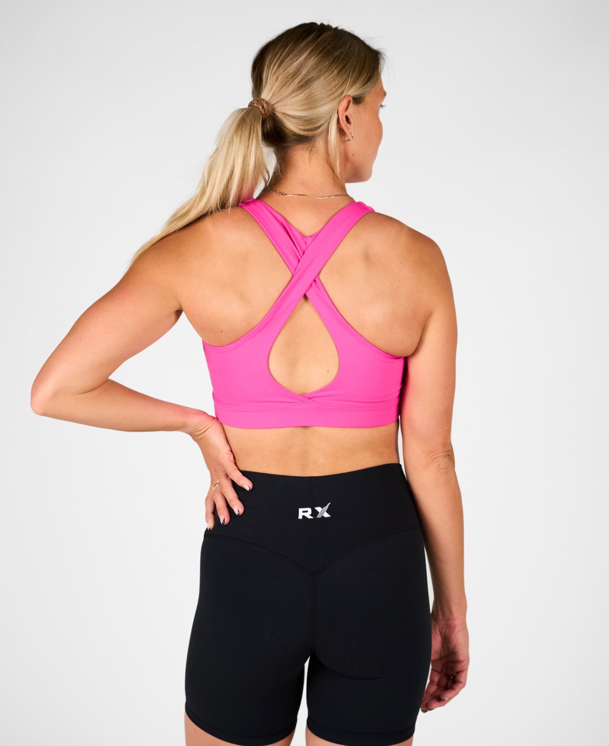 Performance Sport Bra Cobalt Pink-3