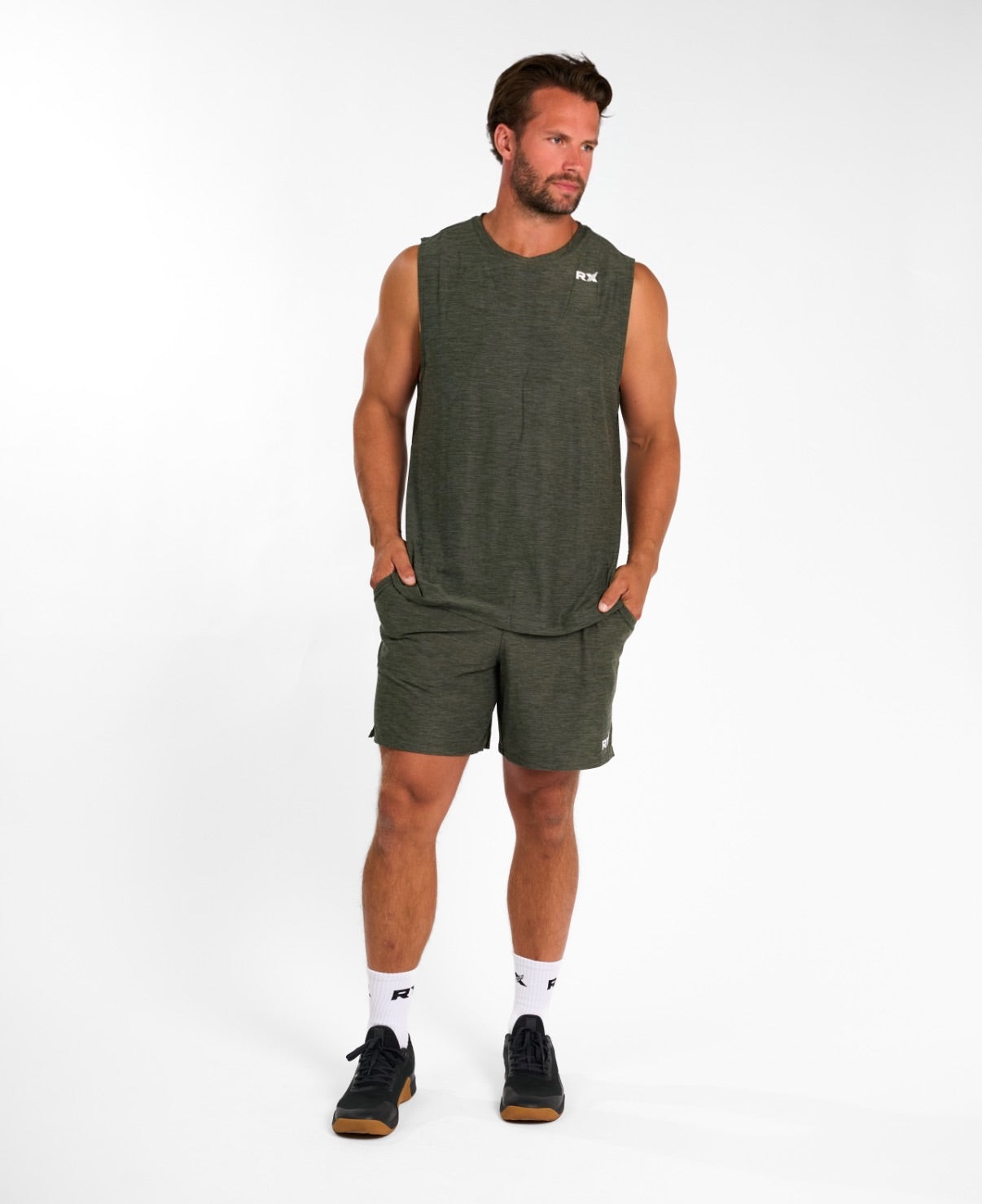 Core Shorts Olive Night-5
