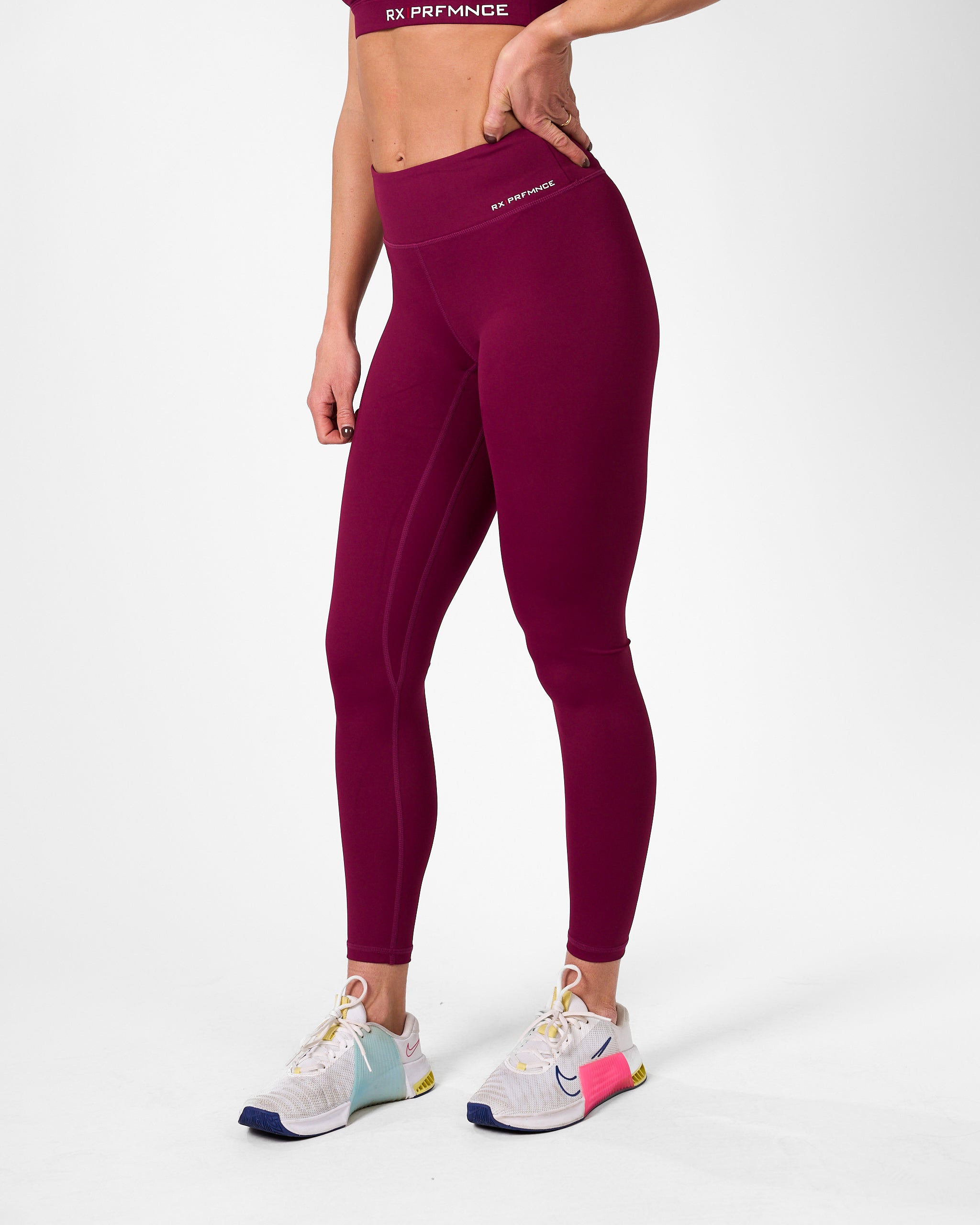 Performance Tights Rasberry Red-3