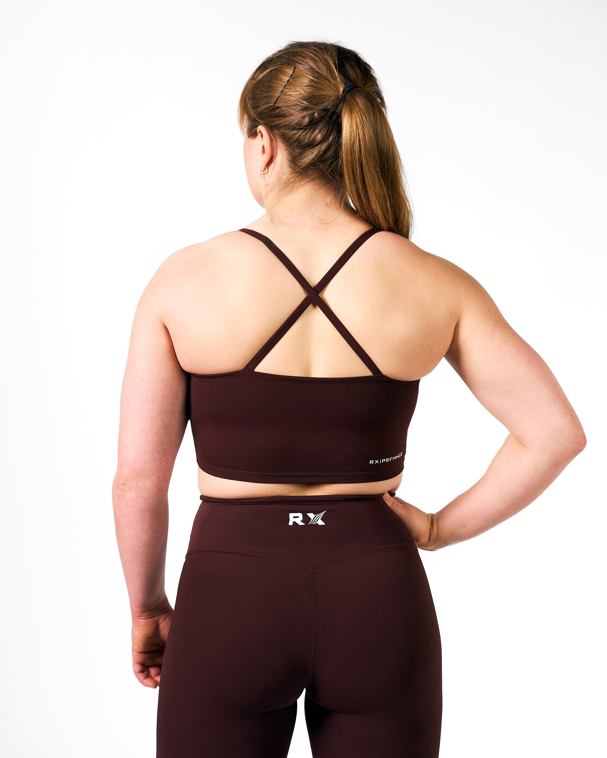 Isabel Crop Top Cherry Brown-4