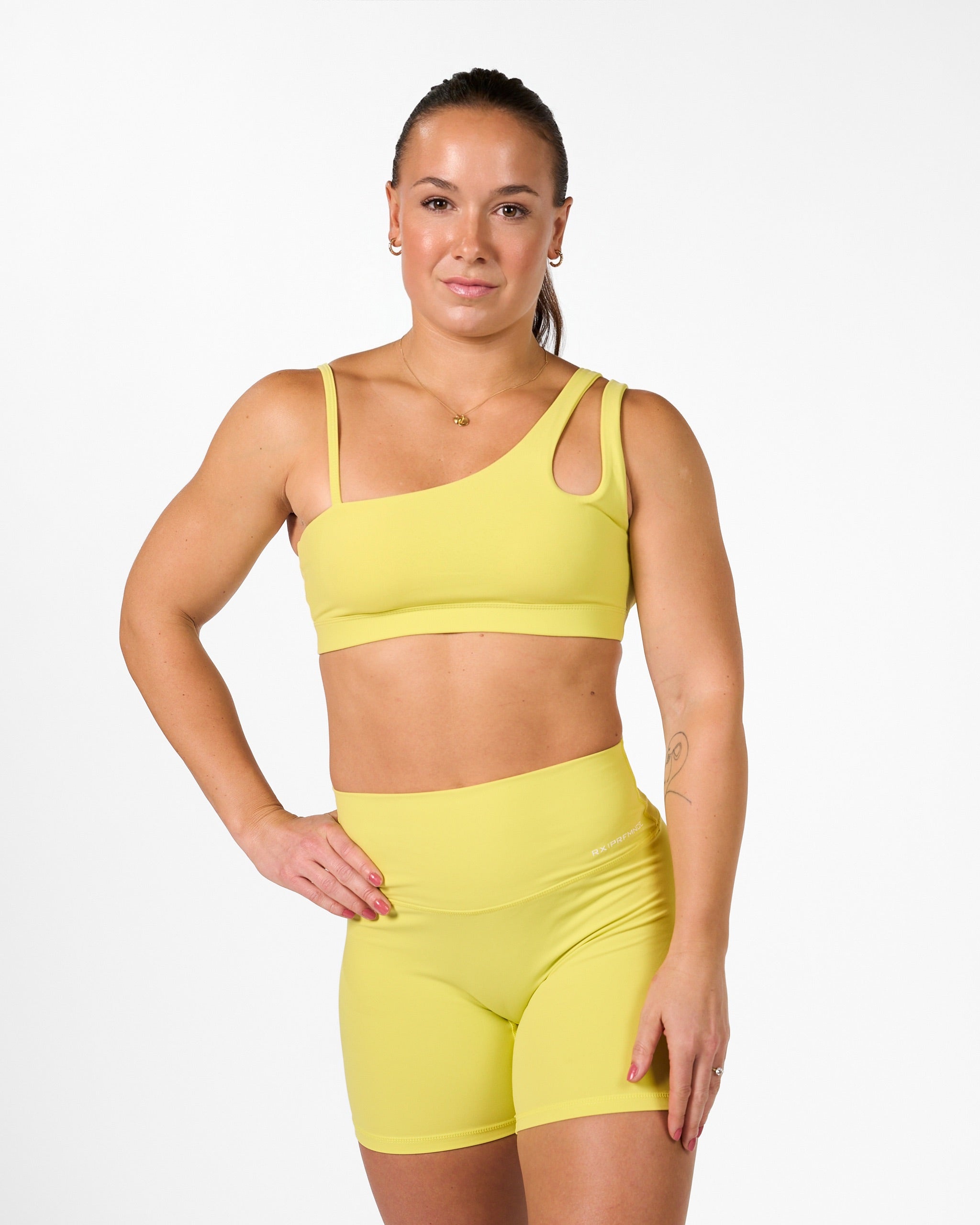 Kelly Edge Sport Bra Lemon Cloud