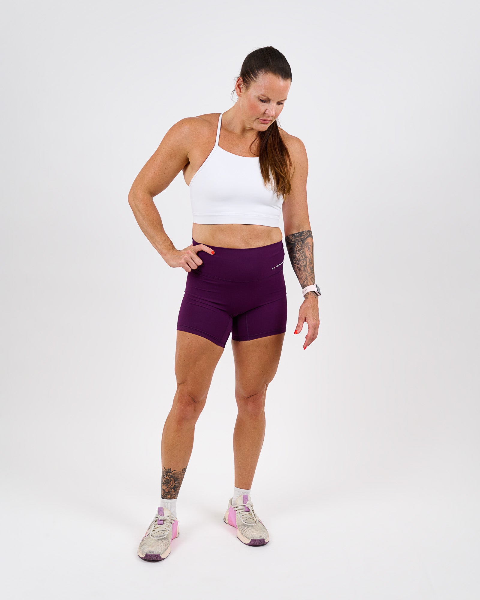 Isabel Shorts Deep plum – Rx Performance