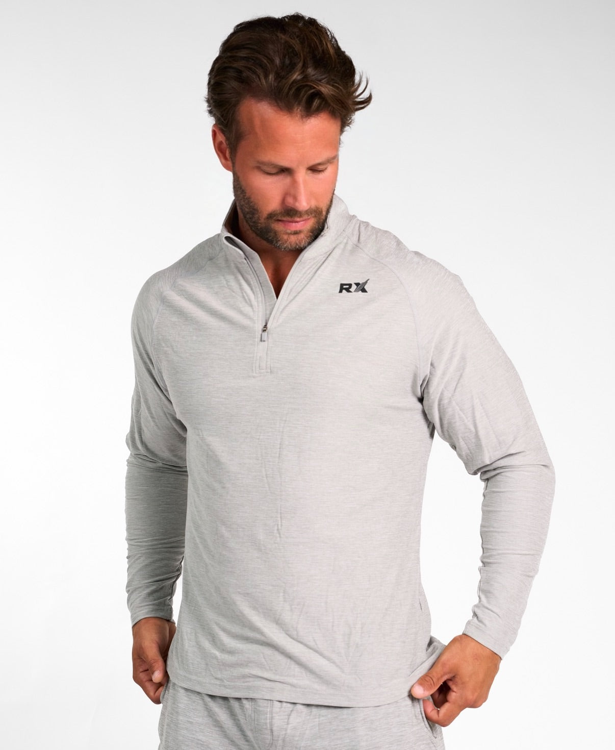 Core Long Sleeve Heather Grey-2