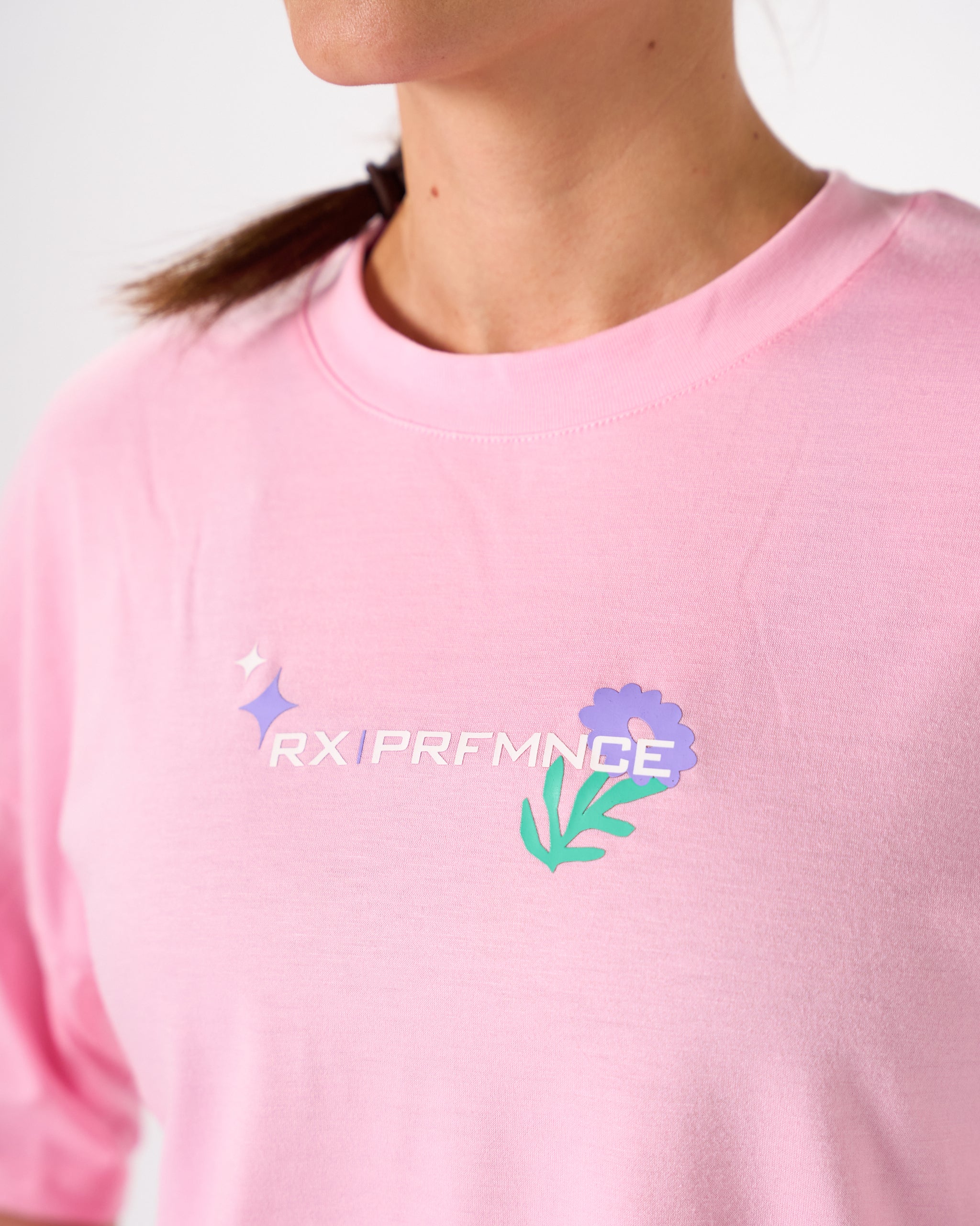 Strength Looks Good Tee Blossom Pink-3