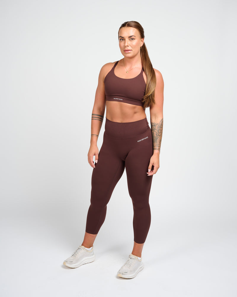 Isabel Sport Bra Cherry Brown