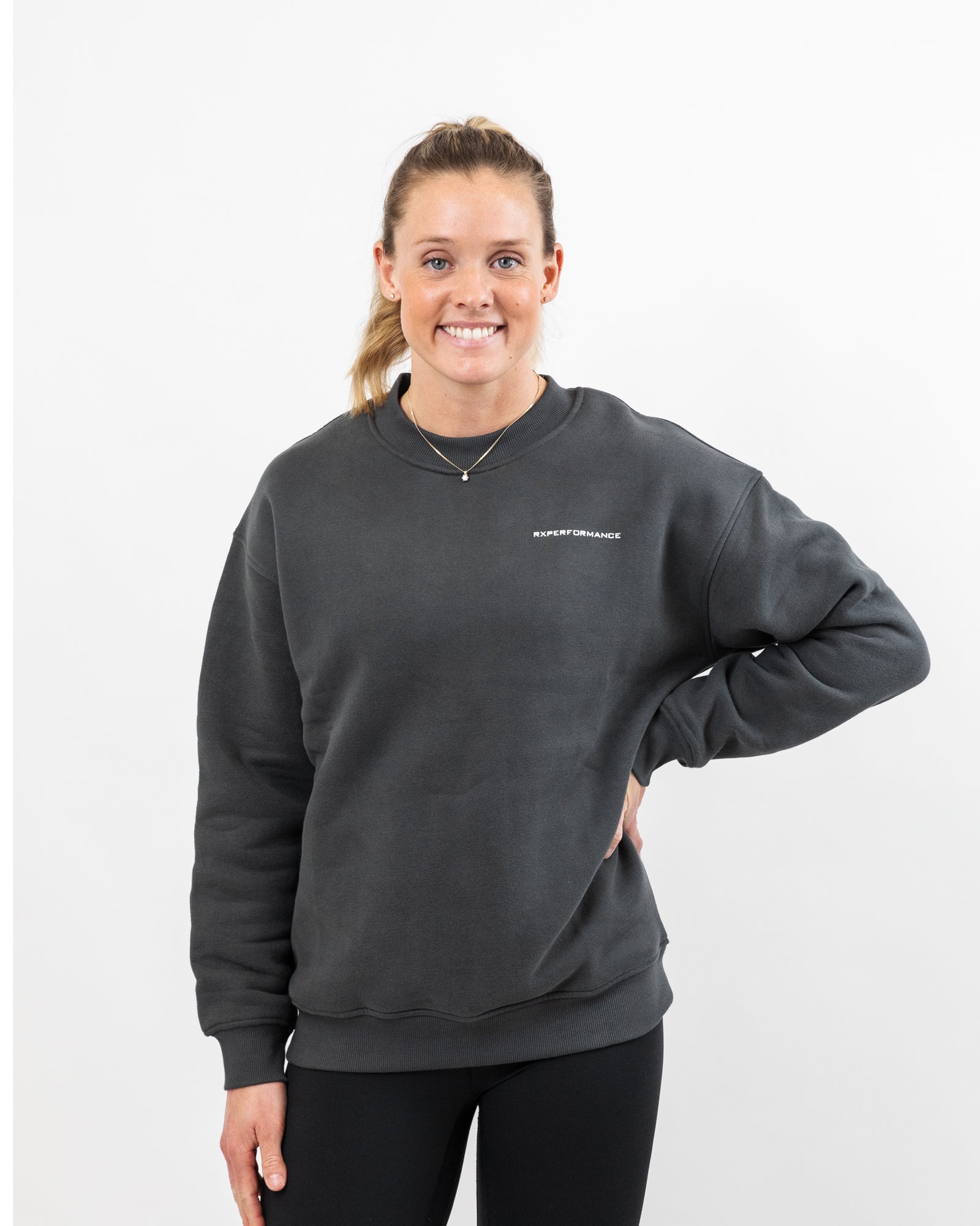 Essential Sweatshirt Dark Gray-2