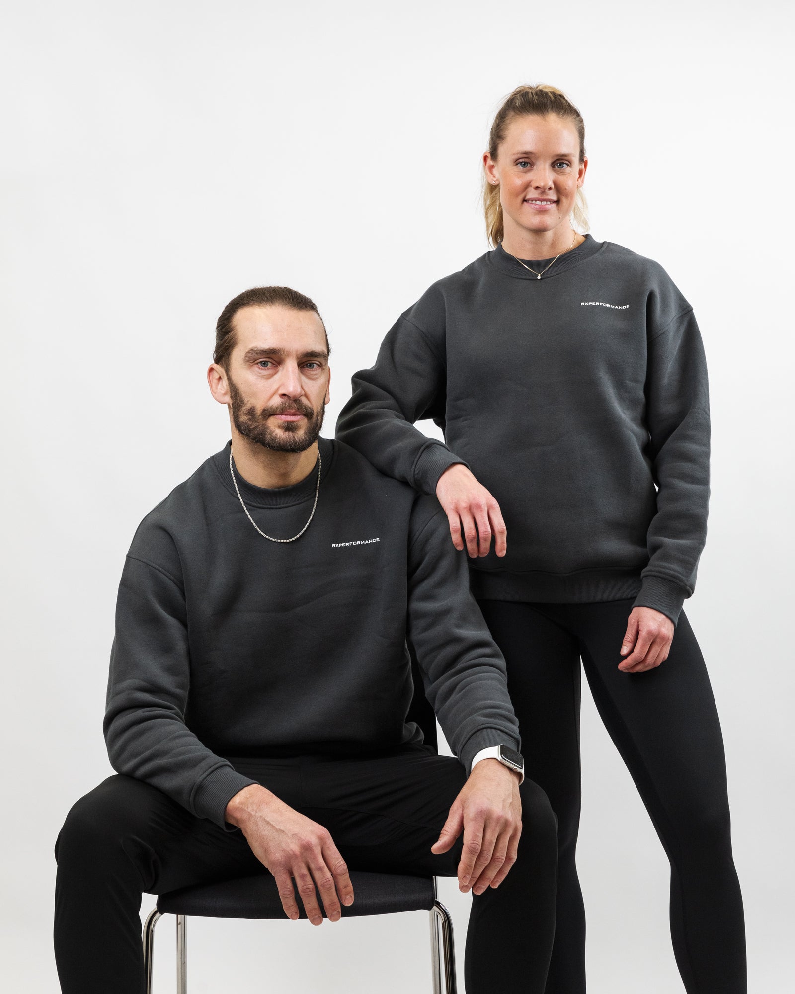 Essential Sweatshirt Dark Gray-1