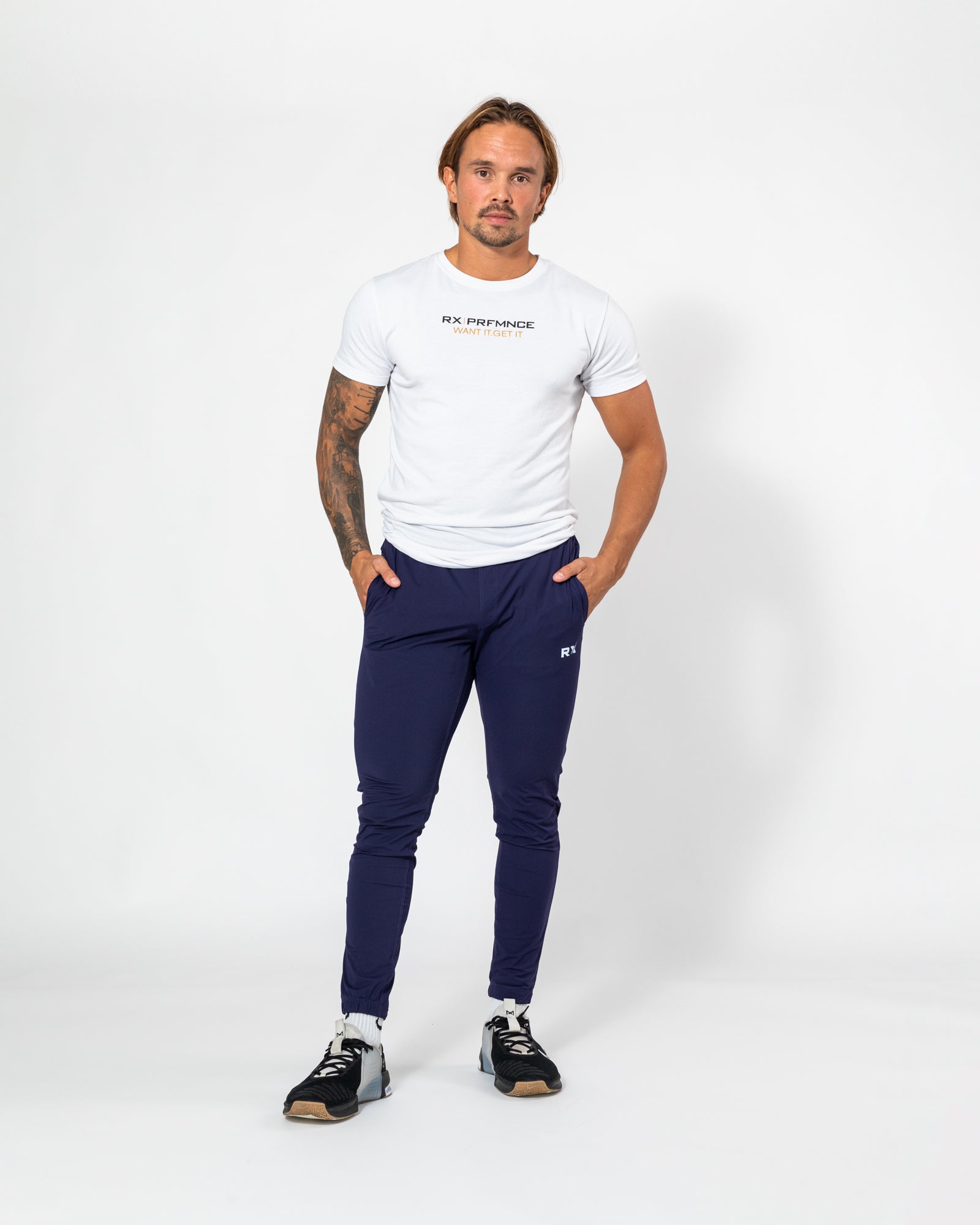 Pantalones Performance Tech Azul Marino Morado