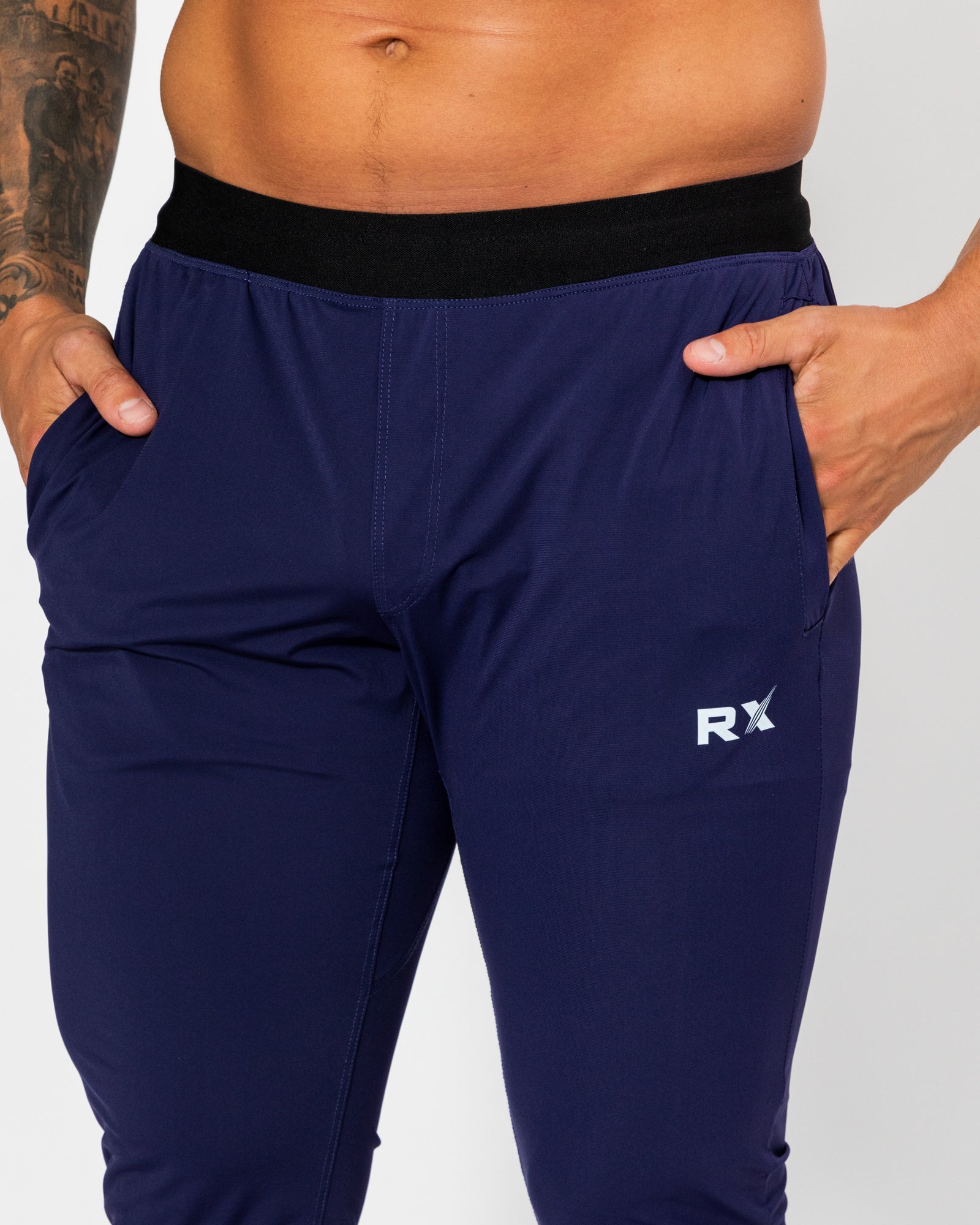 Performance Tech Pants Navy Lilla-4