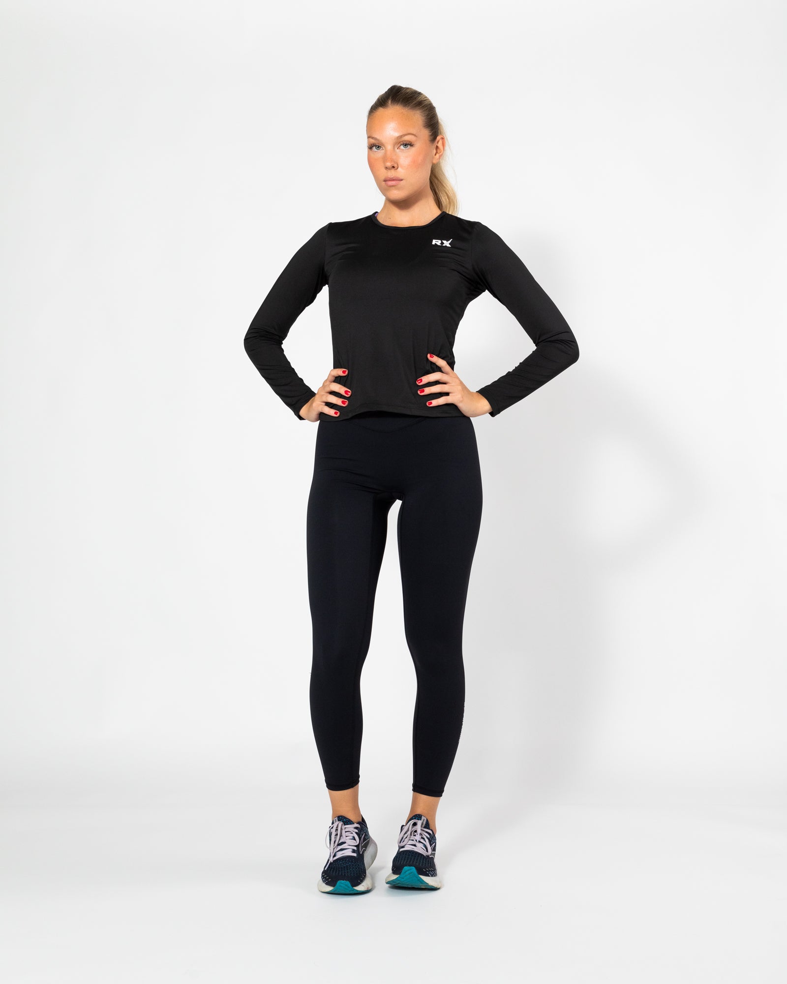 Diane langærmet top sort-4