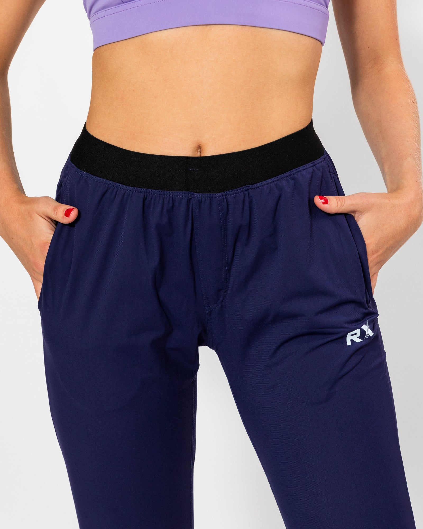 Pantalones Performance Tech Azul Marino Morado-5