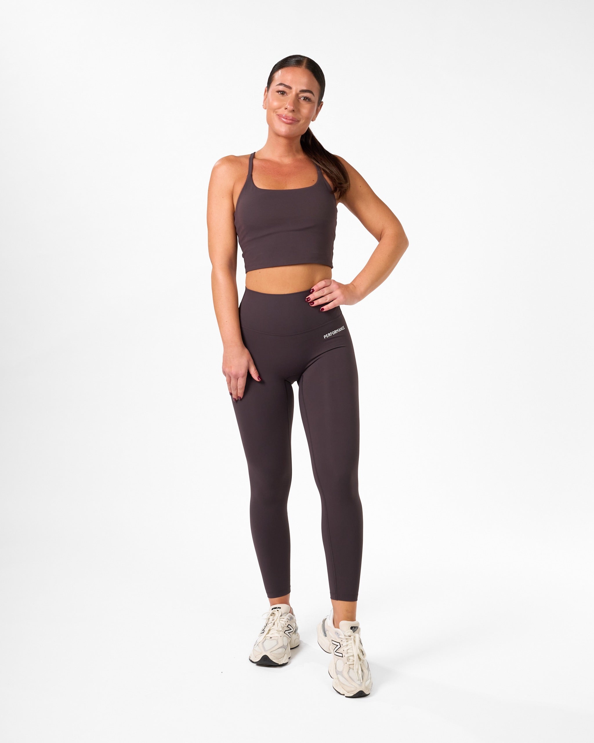 Isabel Crop Top Ash Brown-5