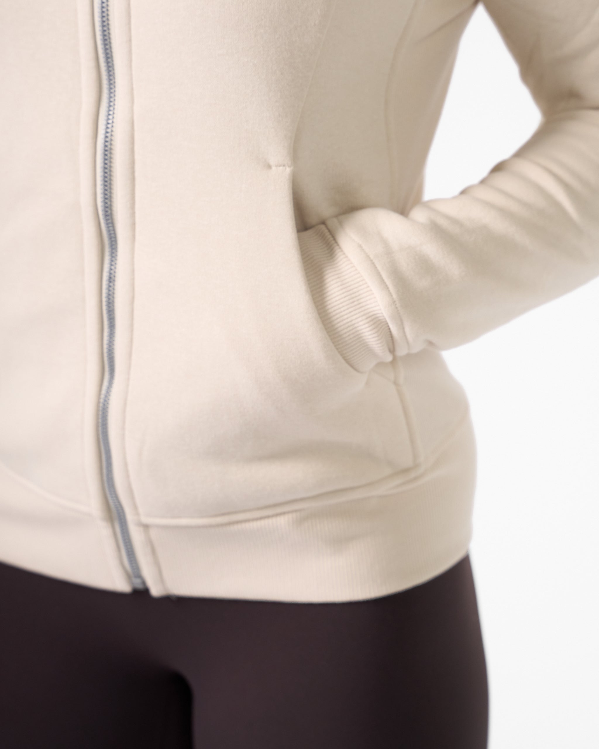 Karen lynlås hættetrøje sort-3