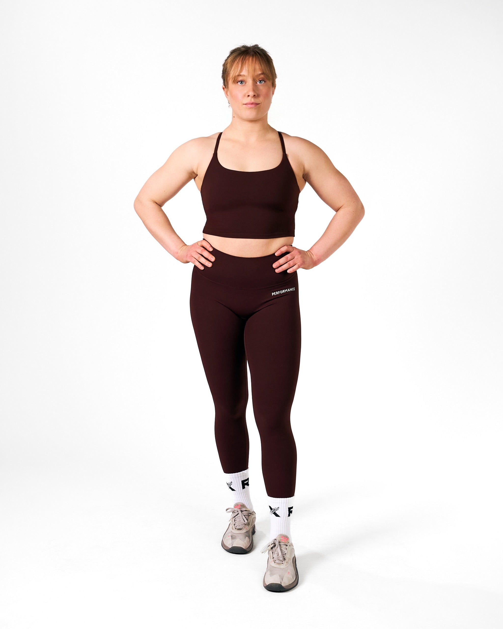 Isabel Crop Top Cherry Brown-3