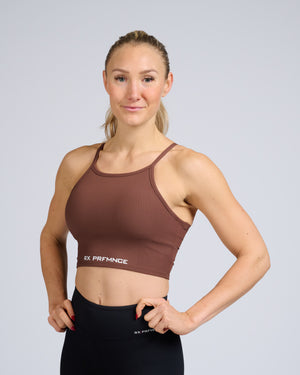 Annie Crop Top Chestnut