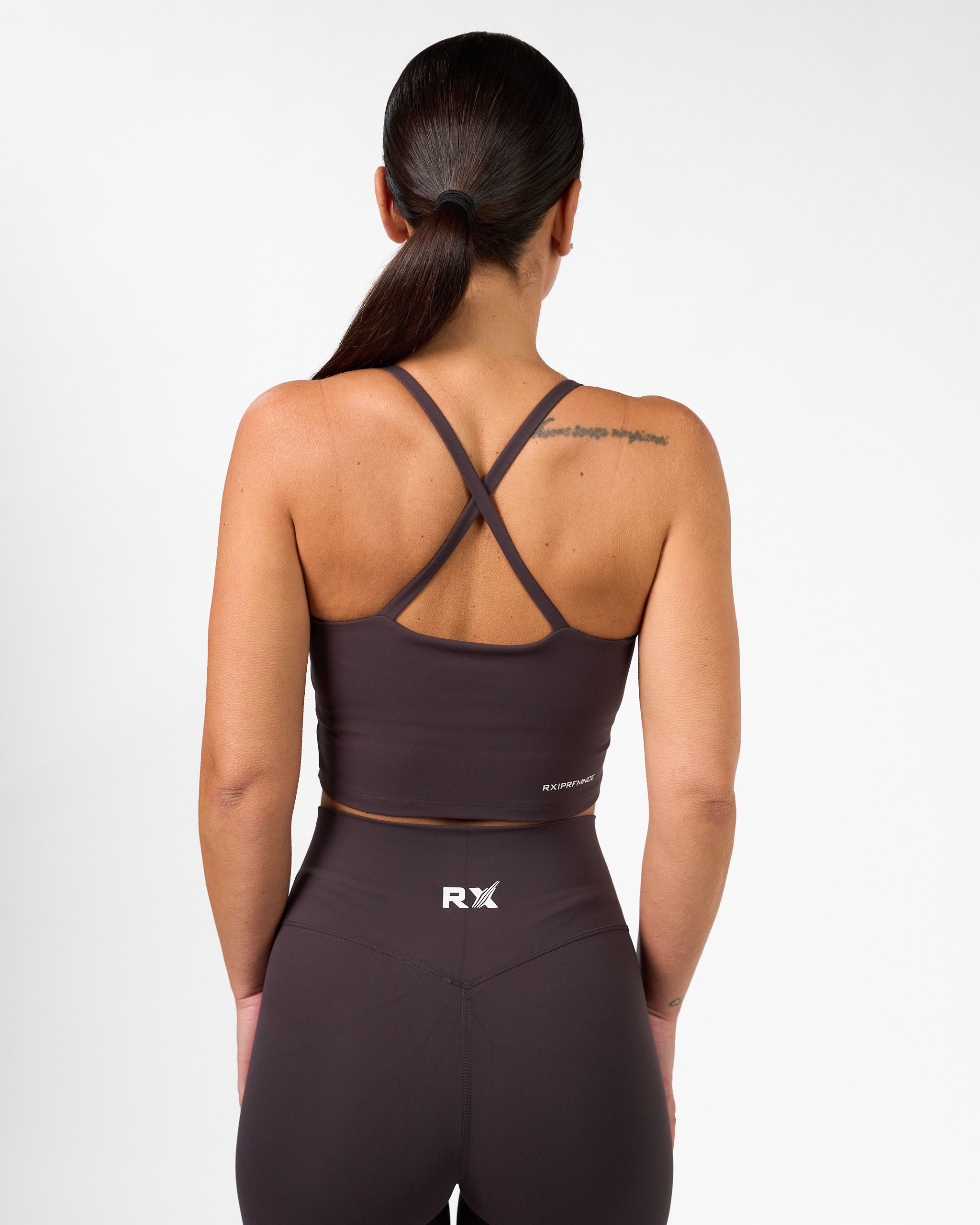 Isabel Crop Top Ash Brown-3