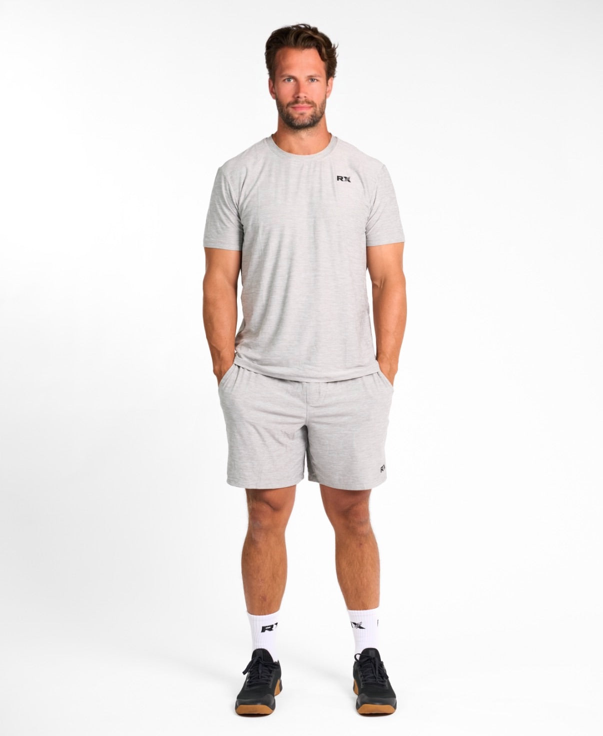 Core Shorts Heather Grey-6