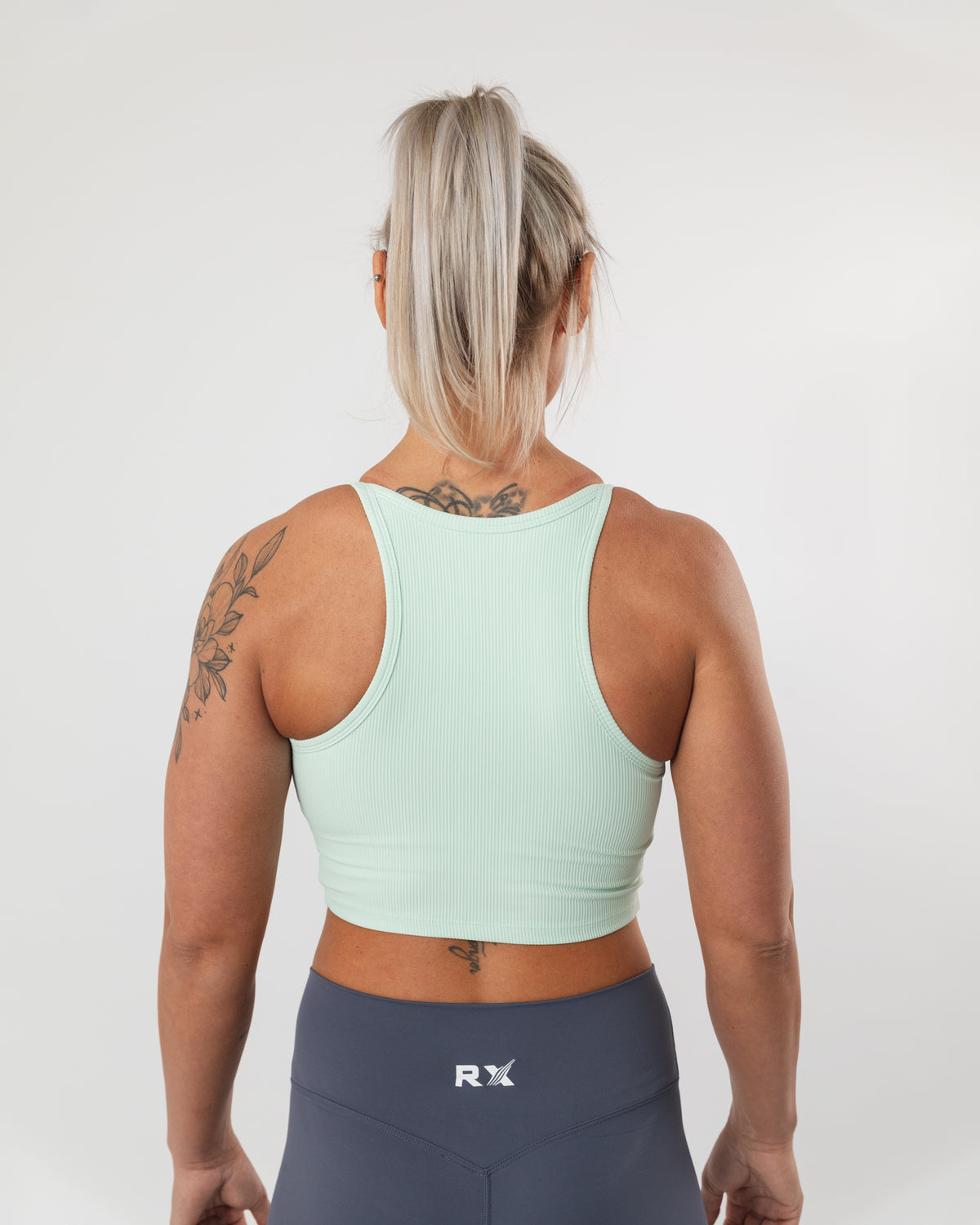 Annie Crop Top Mintgrøn-6